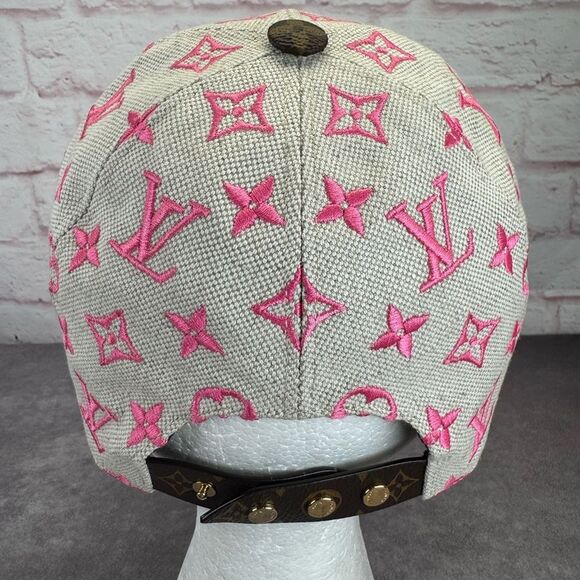 Louis Vuitton Canvas Monogram Starboard Cap M Pink - Picture 4 of 10